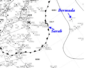 July 8, 2001 00 GMT Surface Weather Analysis